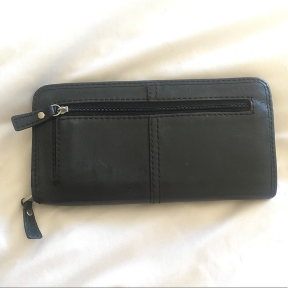 Fossil wallet black leather - Picture 2 of 6